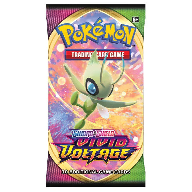 Pokemon TCG Vivid Voltage Booster Pack - 10 Cards – Factory Sealed!
