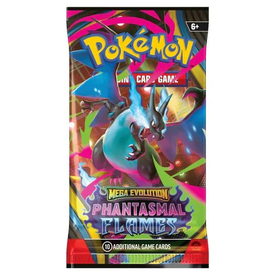 Pokemon TCG Phantasmal Flames Booster Pack - 10 Cards – Factory Sealed!