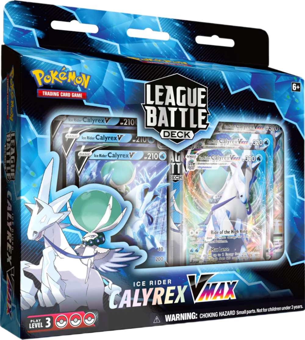 Pokemon TCG League Battle Deck Ice Rider Calyrex VMAX Starter Deck NEW & SEALED!