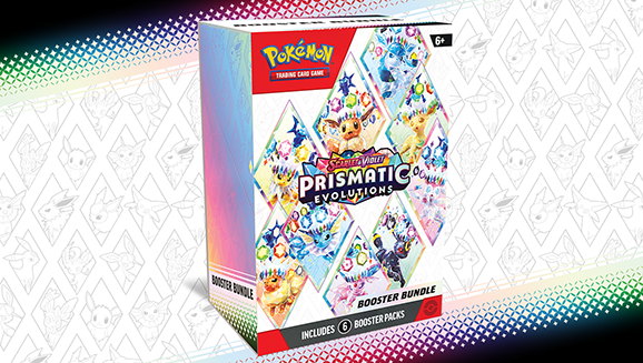 Pokémon TCG: Prismatic Evolutions Booster Bundle Display Case - Sealed!
