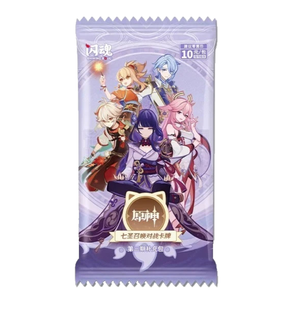 Genshin Impact TCG - Genius Invokation Set 3 - MiHoYo Booster Pack Sealed!