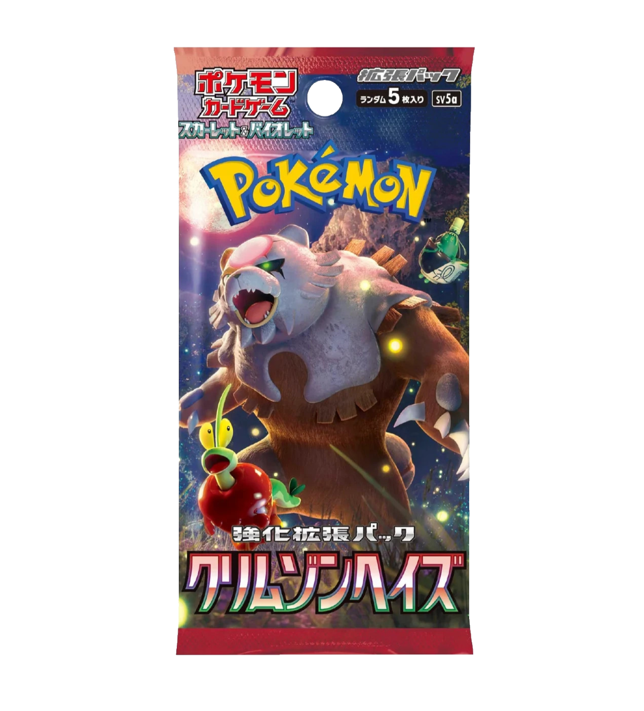 Pokemon TCG Crimson Haze Booster Pack - Japanese sv5a – Factory Sealed!