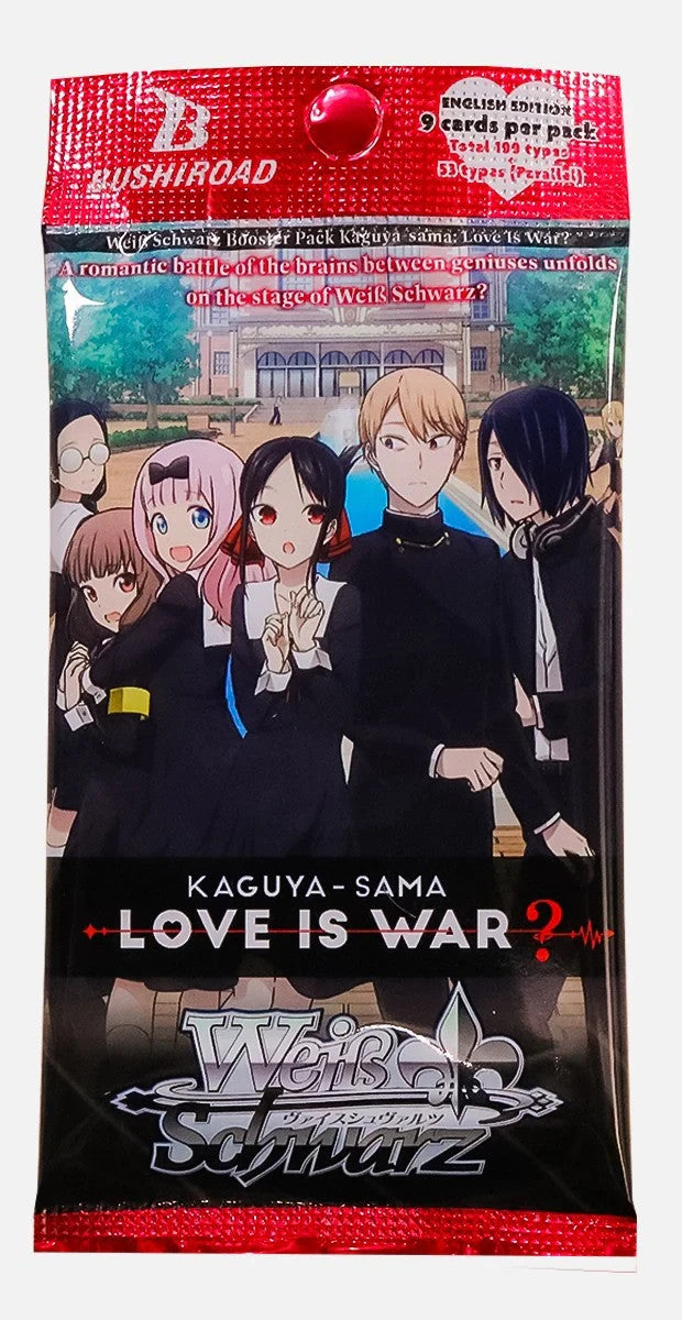 Weiss Schwarz Kaguya Sama: Love is War - English Booster Pack Sealed!