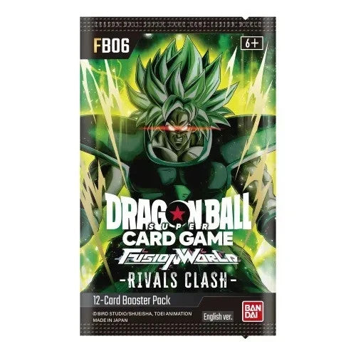 Dragon Ball Fusion World Rivals Clash FB06 Booster Pack – Factory Sealed!