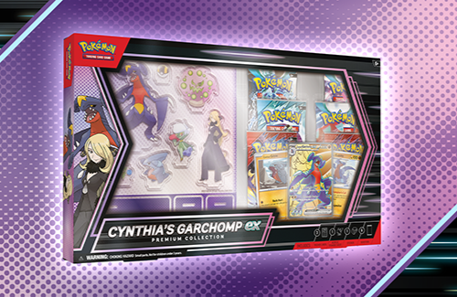 Pokémon Cynthia’s Garchomp ex Premium Collection Box Sealed! 6 Packs and More!