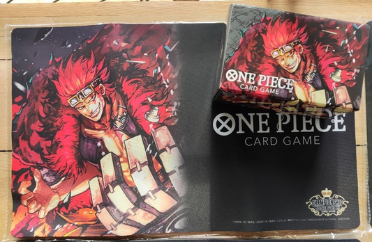 ONE PIECE TCG Championship 2022 Eustass Kid Playmat Card Box set Japan SEALED