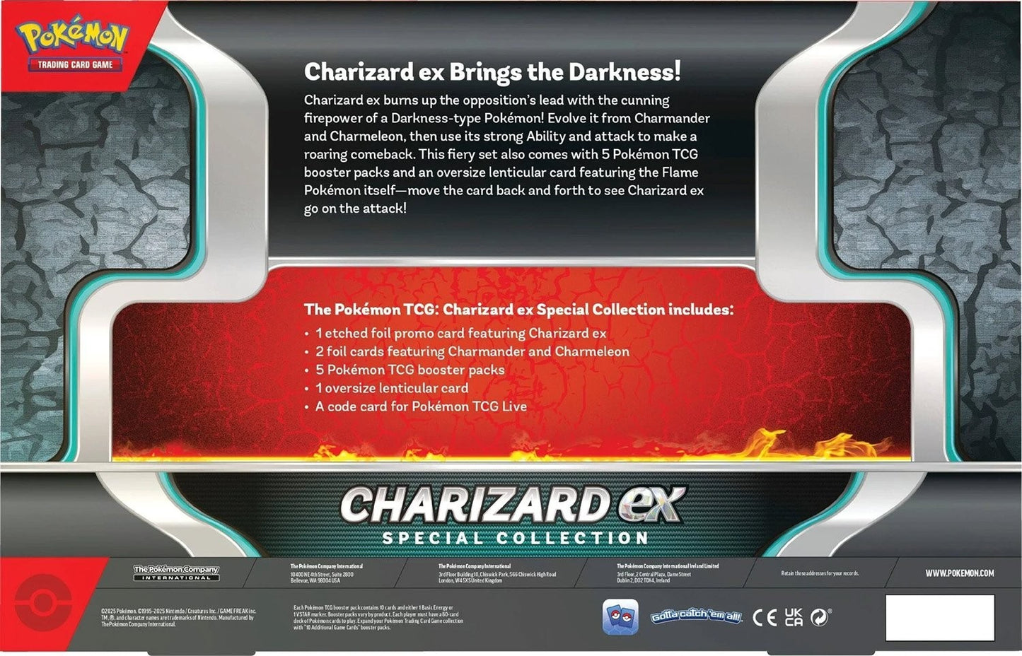 Pokemon TCG: Charizard ex Special Collection Box! New & Sealed! 5 Packs & More!