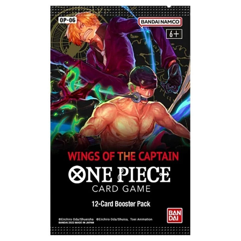 One Piece TCG OP06 Wings Of The Captain Booster Pack - English Factory Sealed!