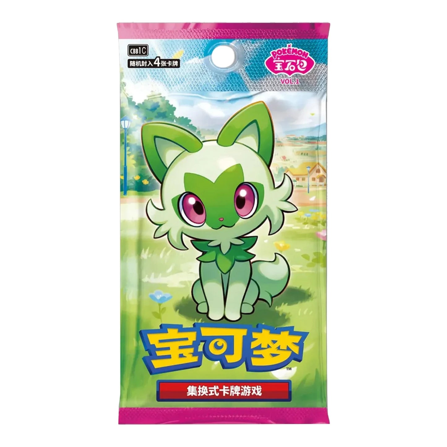 Pokemon TCG Gem 1 Booster Pack - Chinese CBB1C – Factory Sealed!