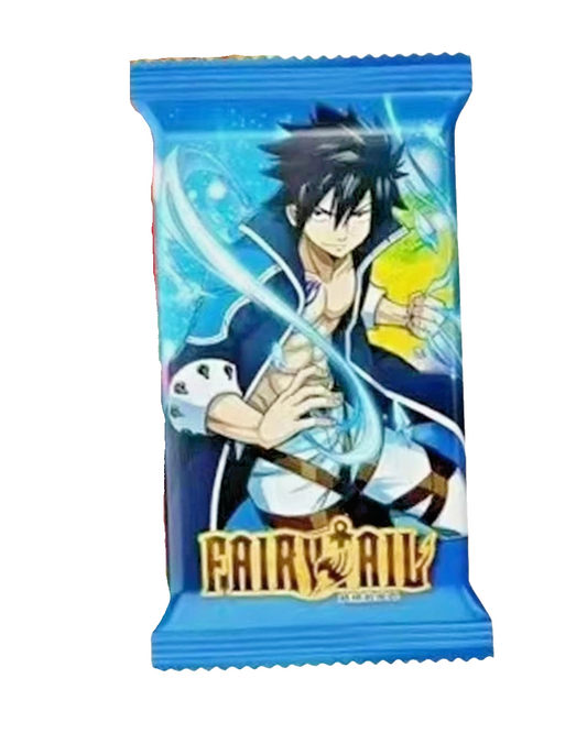 Fairy Tail Anime Peripheral CCG Collectable Trading Cards Sealed Booster Pack!