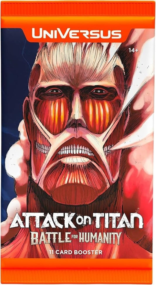Universus Attack on Titan: Battle For Humanity - English Booster Pack Sealed!
