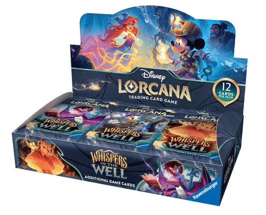 Disney Lorcana TCG  Whispers in the Well - Booster Box 24 Packs - NEW & SEALED!