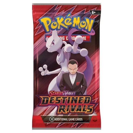 Pokemon TCG Destined Rivals Booster Pack - 10 Cards – Factory Sealed!