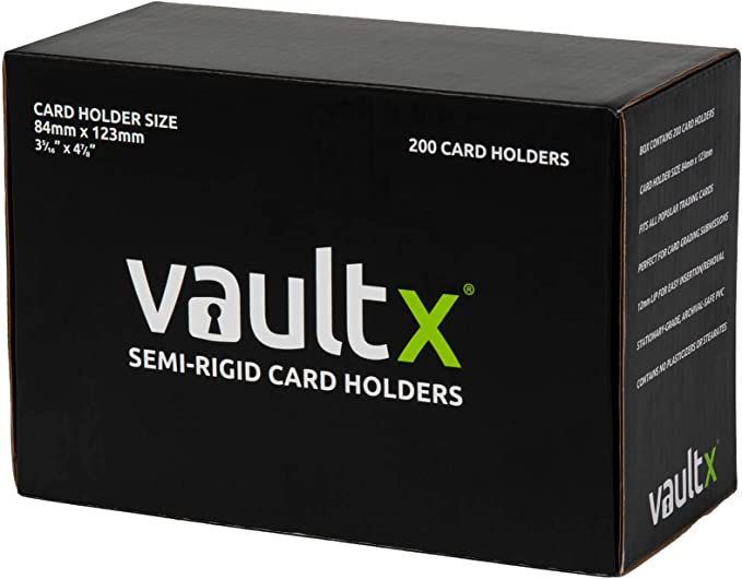 Vault X: Semi-Rigid Card Holders (200 Pack)