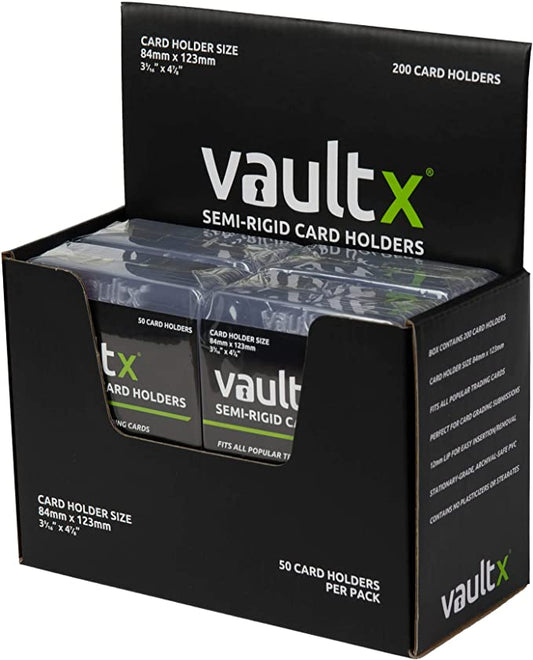 Vault X: Semi-Rigid Card Holders (200 Pack)