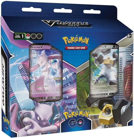 Pokemon: Pokemon GO Mewtwo vs Melmetal V Battle Deck Bundle