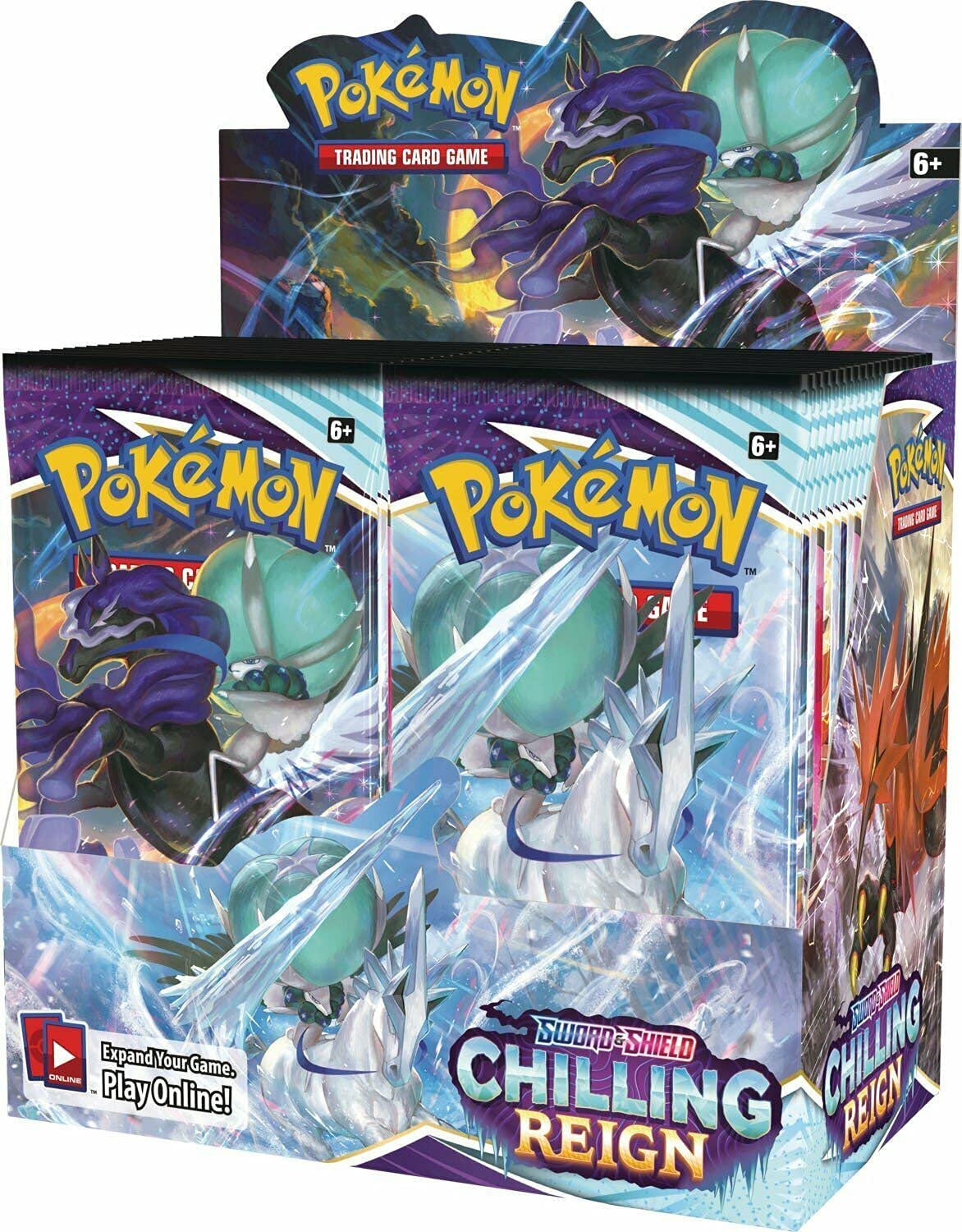 Pokemon: Sword & Shield Chilling Reign Booster Box (36 Packs)