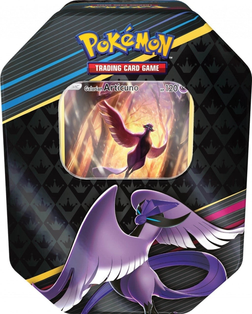 Pokemon: Sword & Shield Crown Zenith Galaraian Articuno Tin (4x packs)