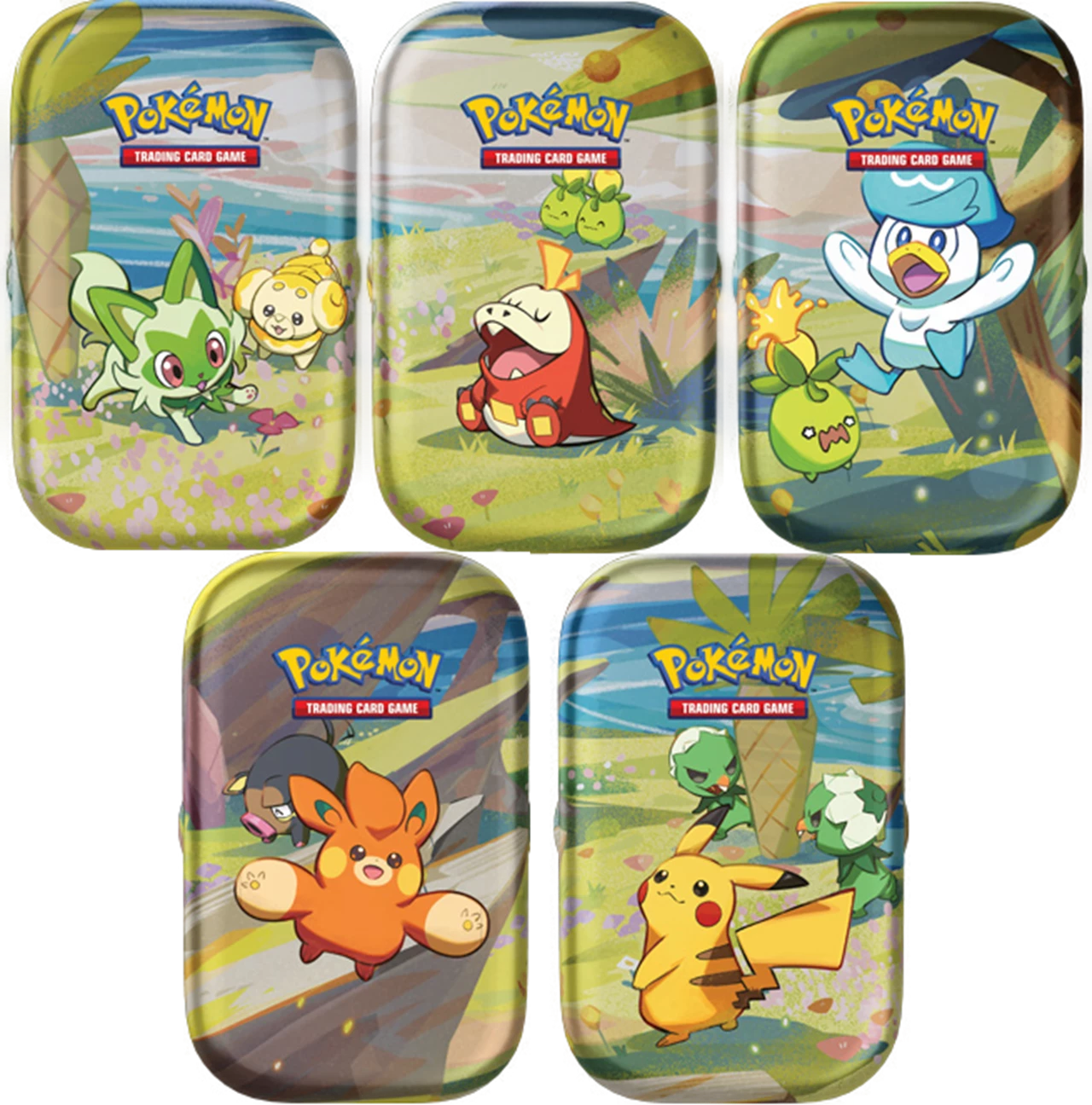 Pokemon: Paldea Mini Tins Set of 5