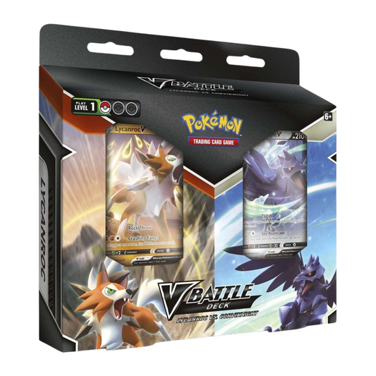 Pokemon Lycanroc V vs Corviknight V Battle Deck